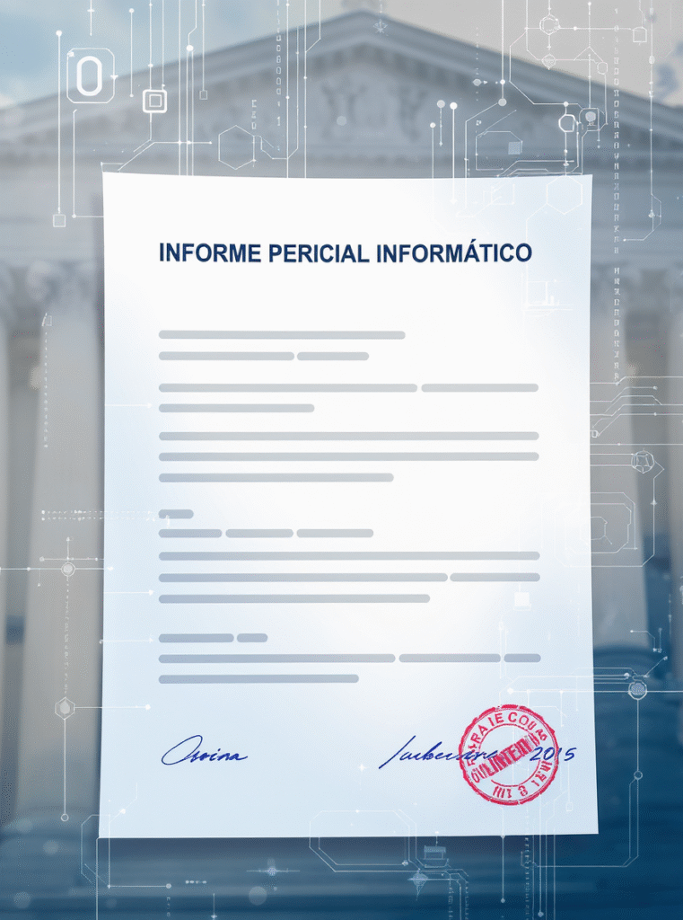 informe pericial informático